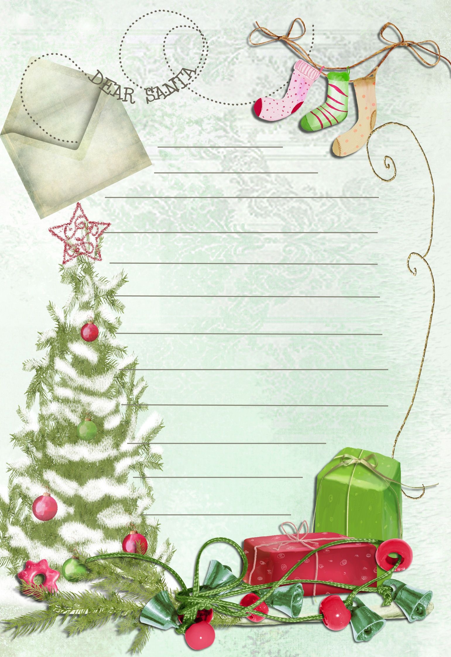 Discover 7 Free Santa Letters Template And Santa Nice List 
