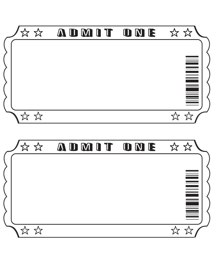 Discover 8 Room Parent And Blank Event Ticket Template Ideas 