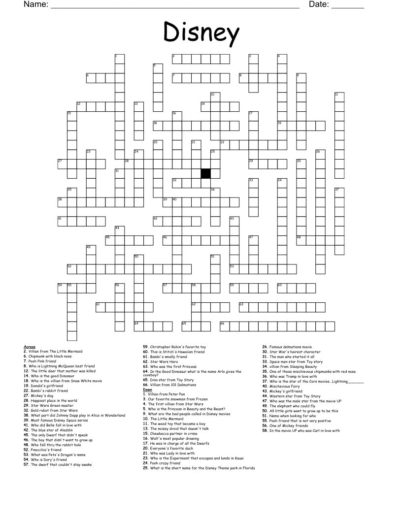 Printable Crossword Puzzles Hard