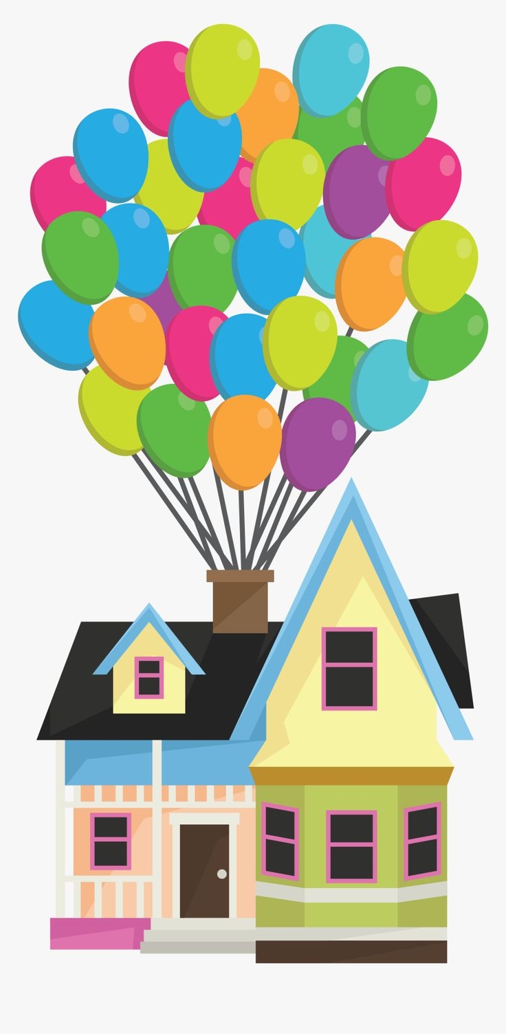 Disney Up House With Balloons