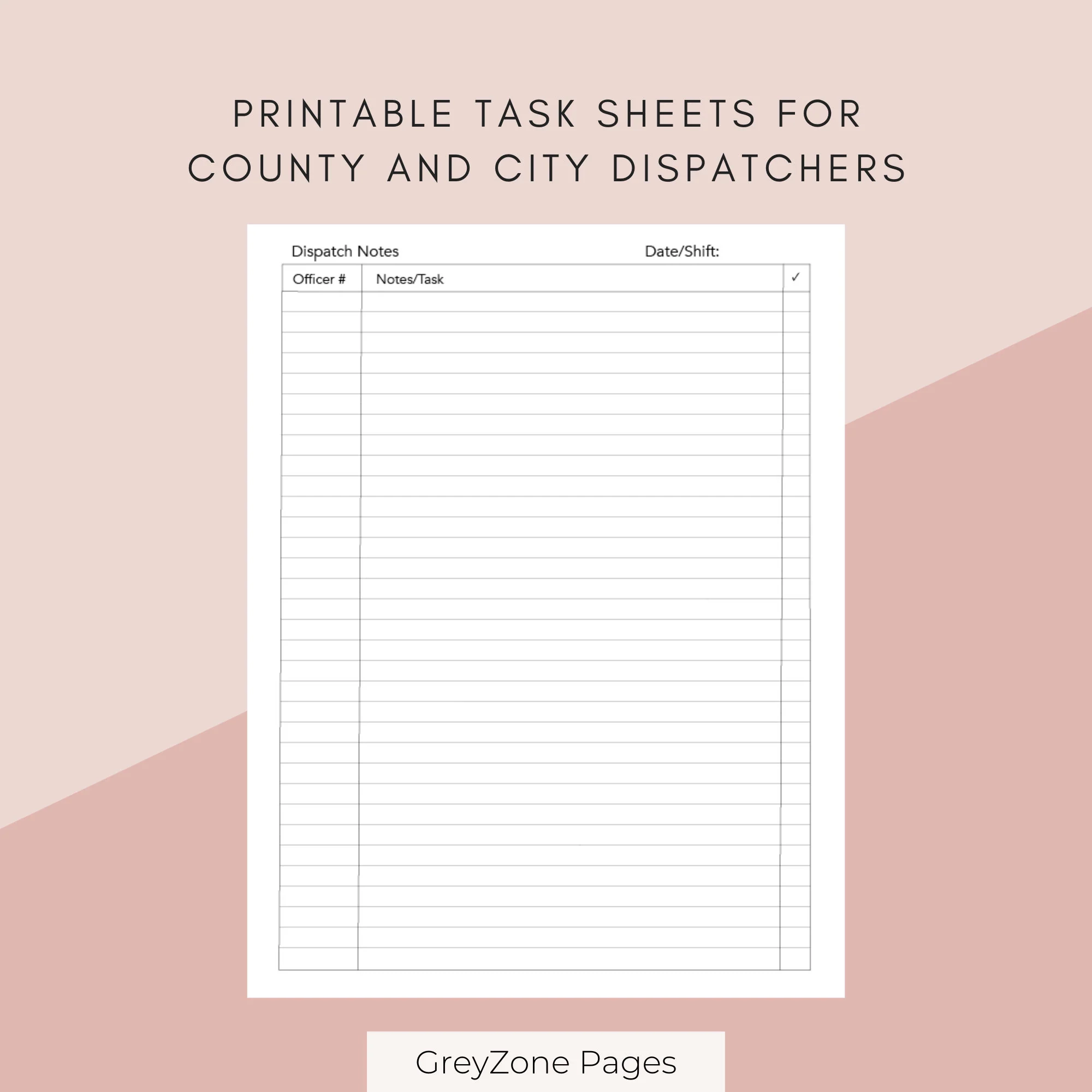 Dispatching Notes For 911 County City And Fire ems Dispatchers 