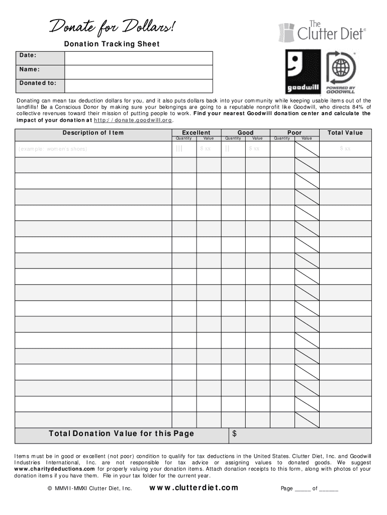 Donation Form Fill Out amp Sign Online DocHub