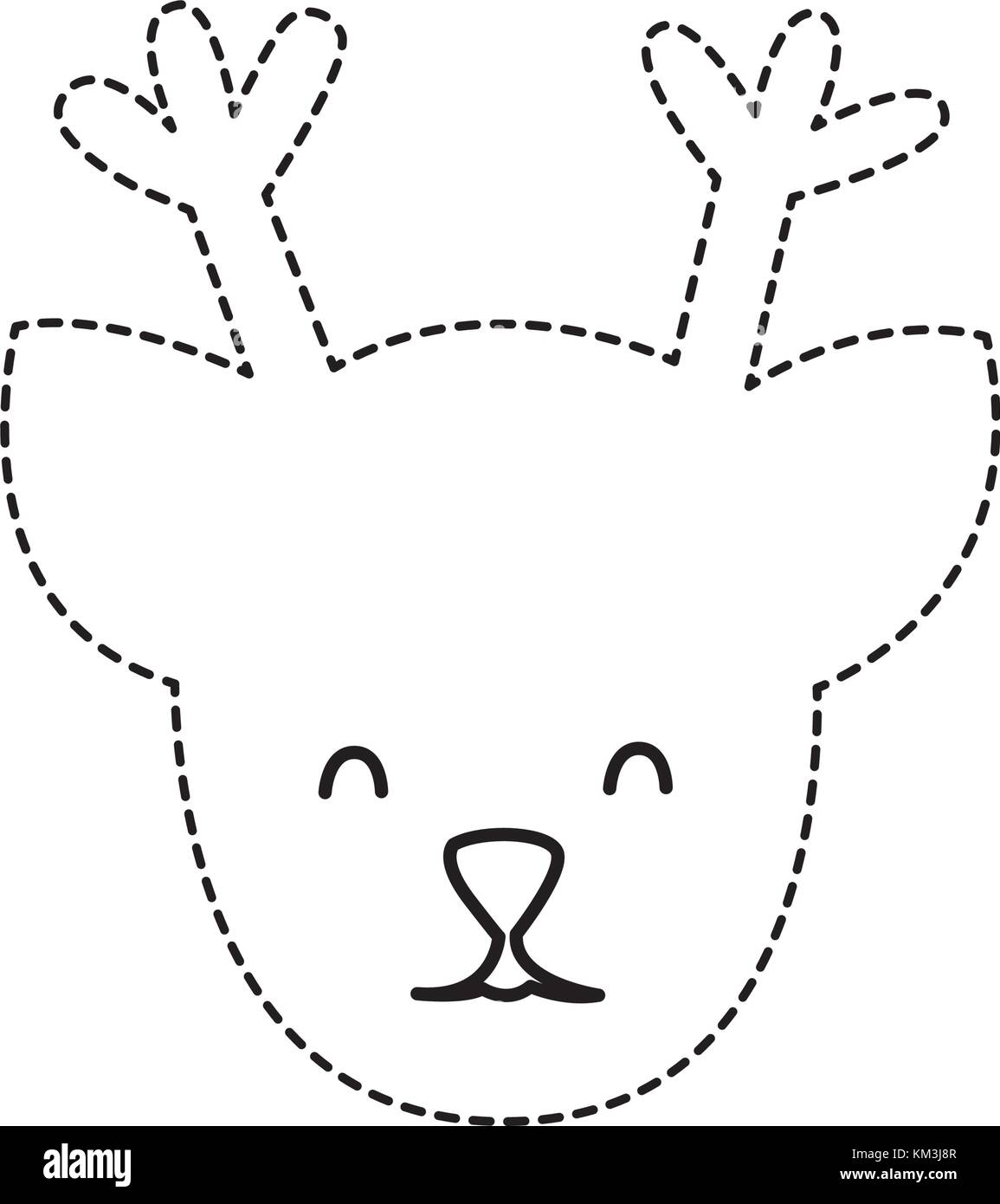 Reindeer Face Template Printable