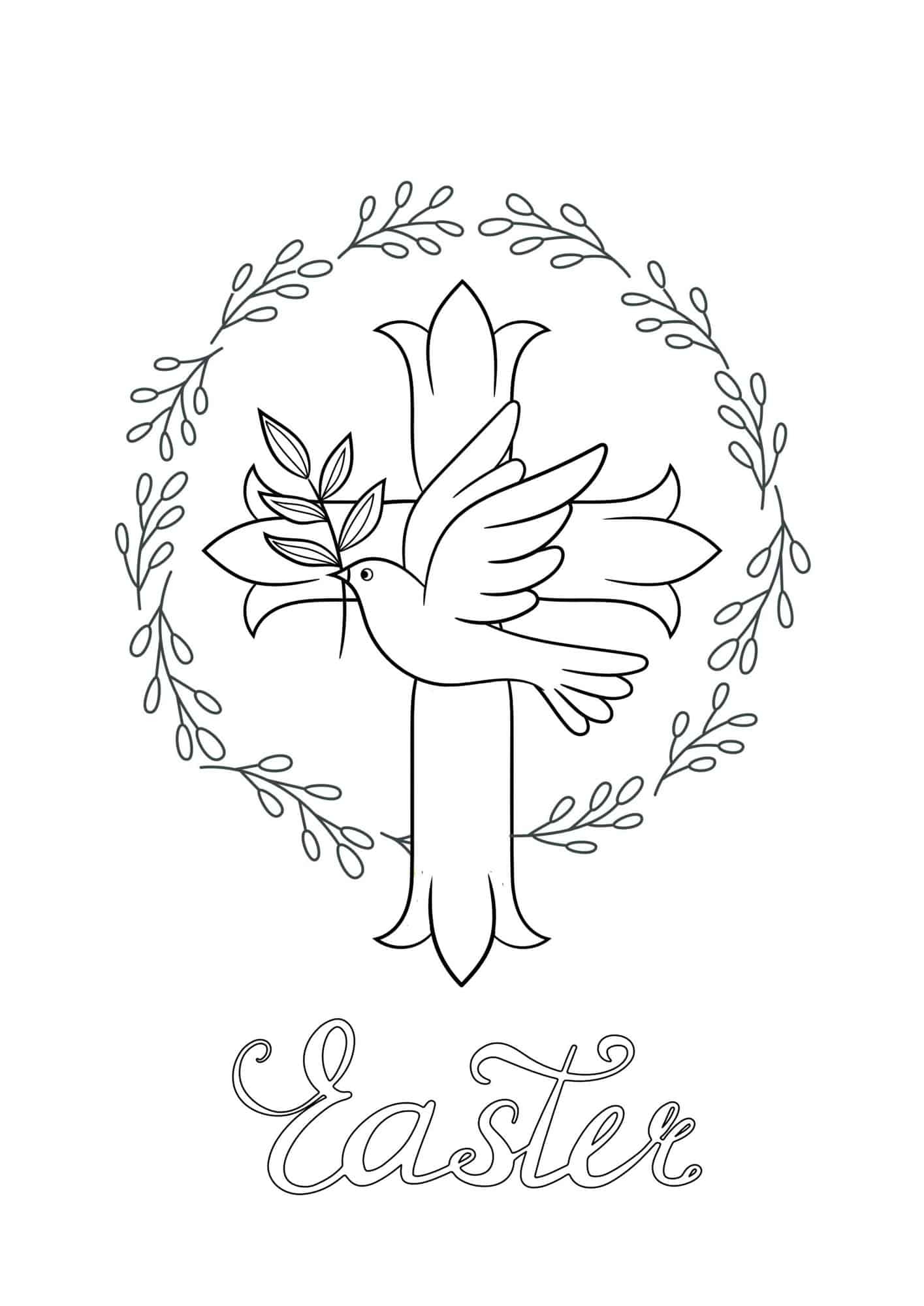Dove Template Printable