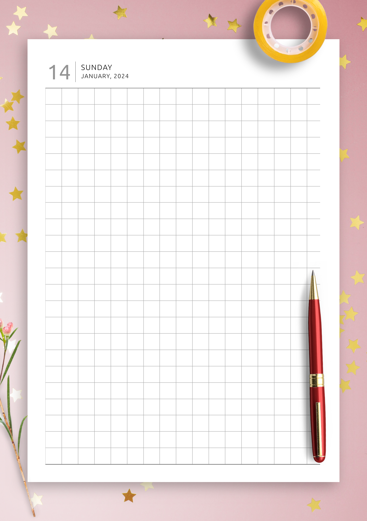 Download Daily Square Template Printable PDF Or Digital For 