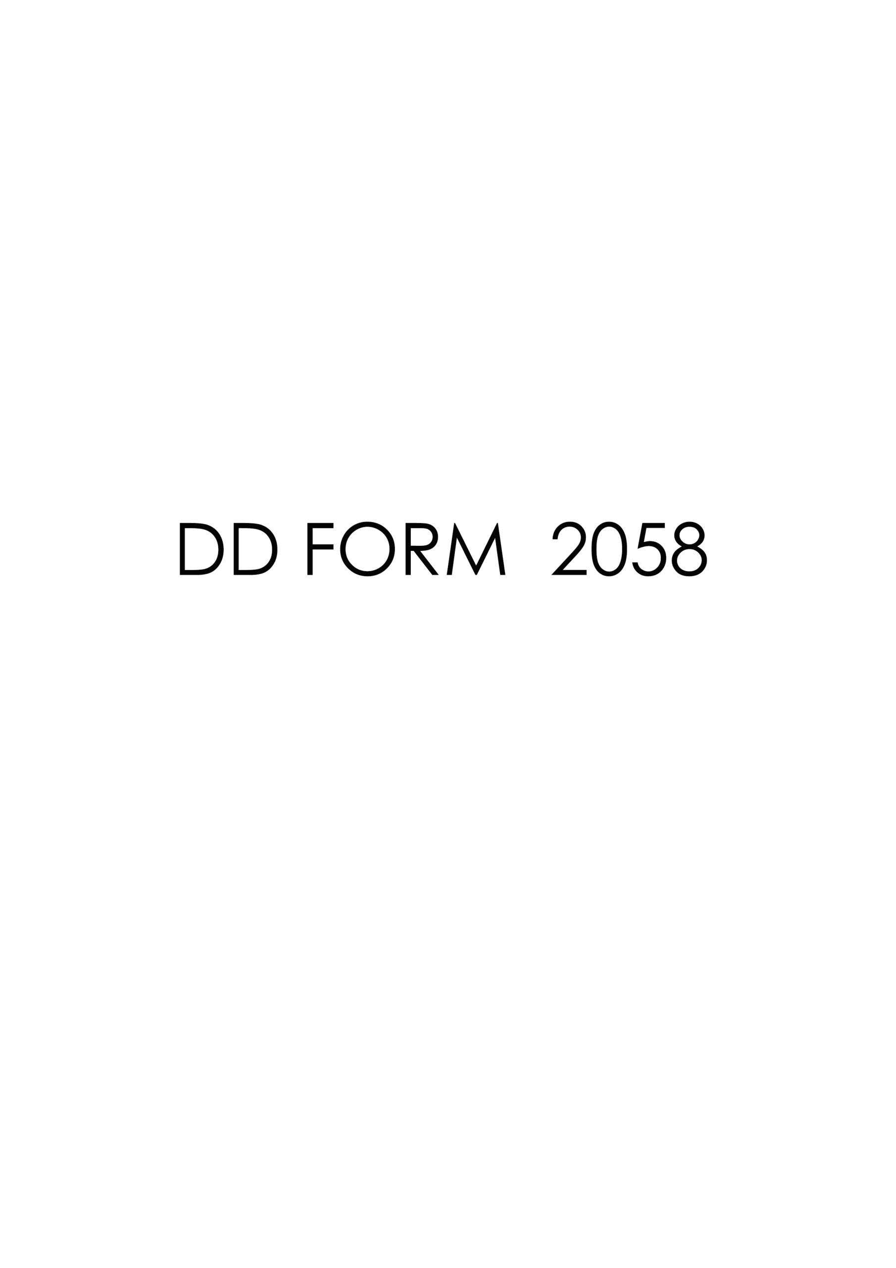 Download Dd Form 2058 Thehoagiemandeli