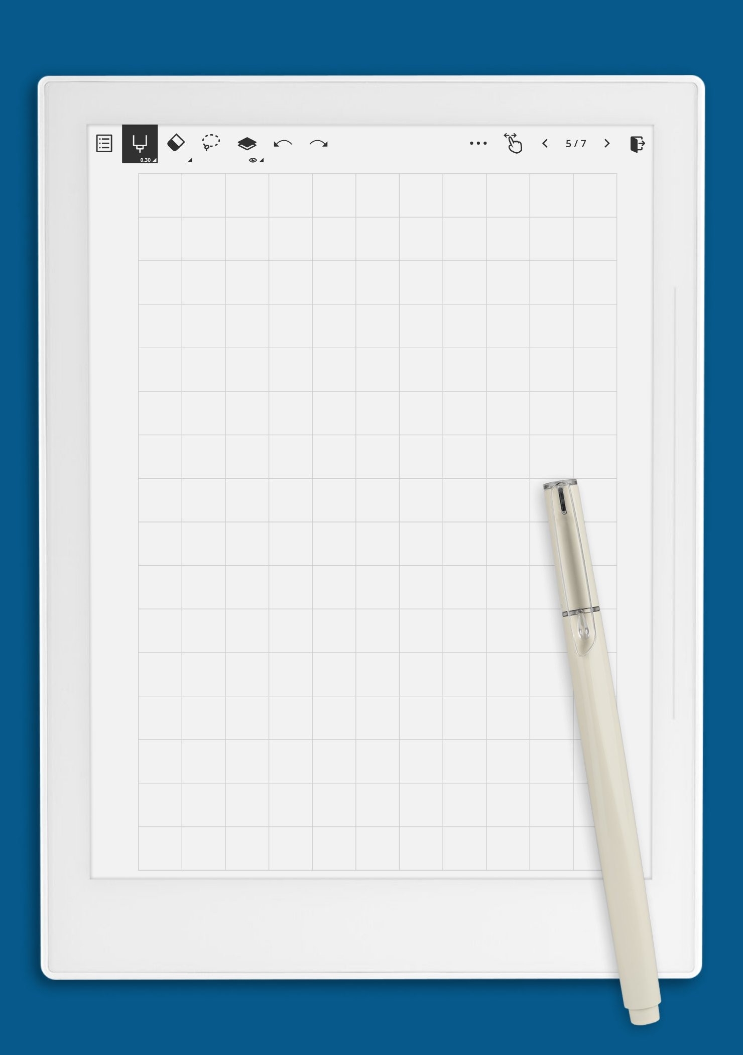 Half Inch Grid Printable