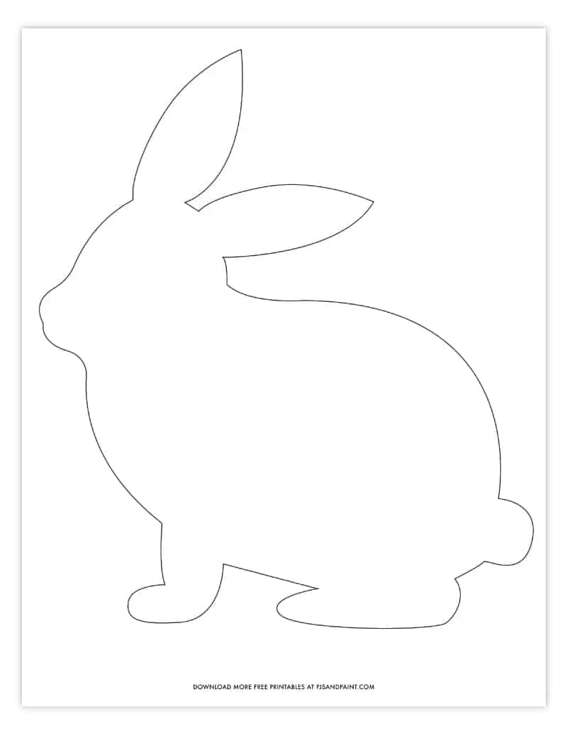 Free Printable Easter Bunny Templates