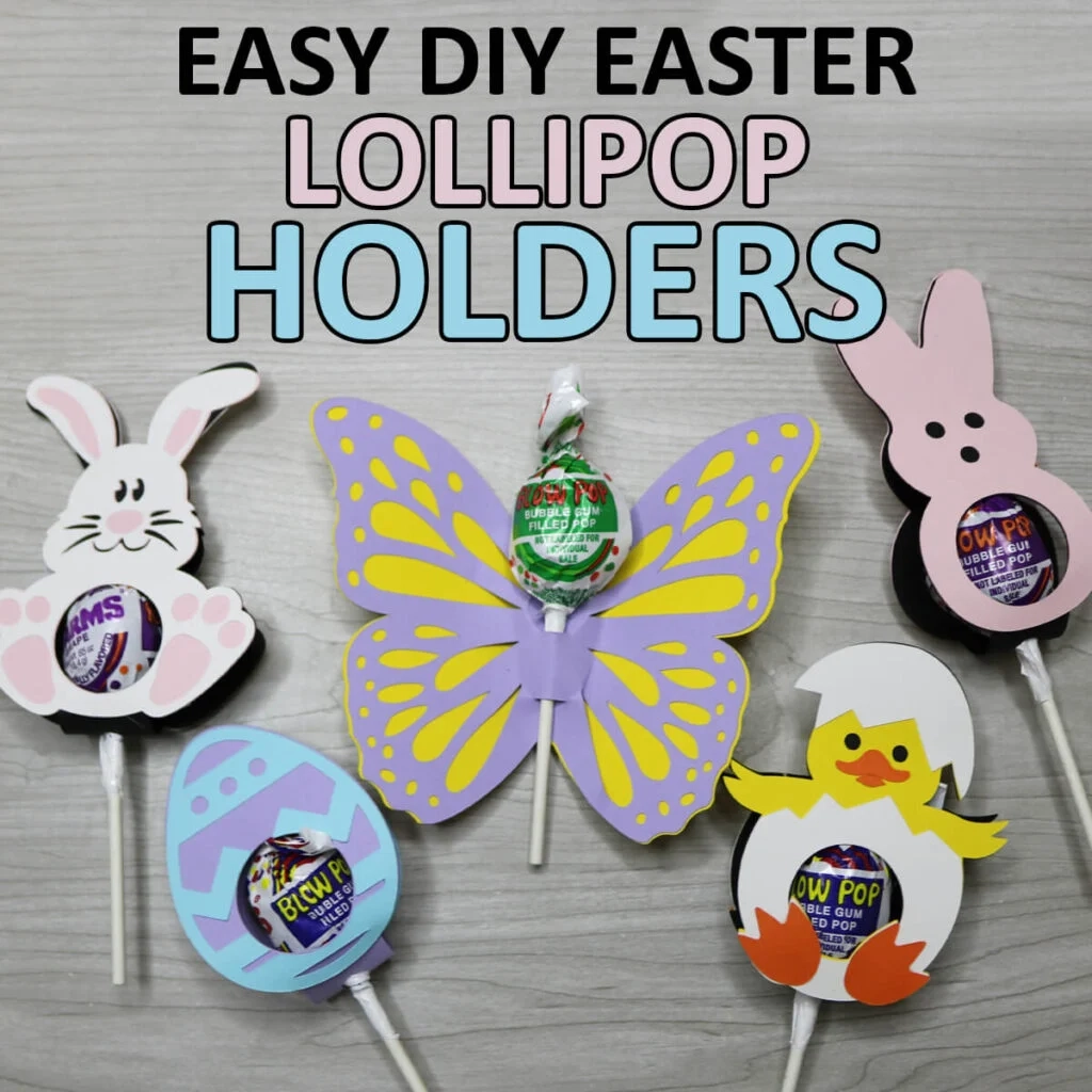 Free Printable Lollipop Holder Template