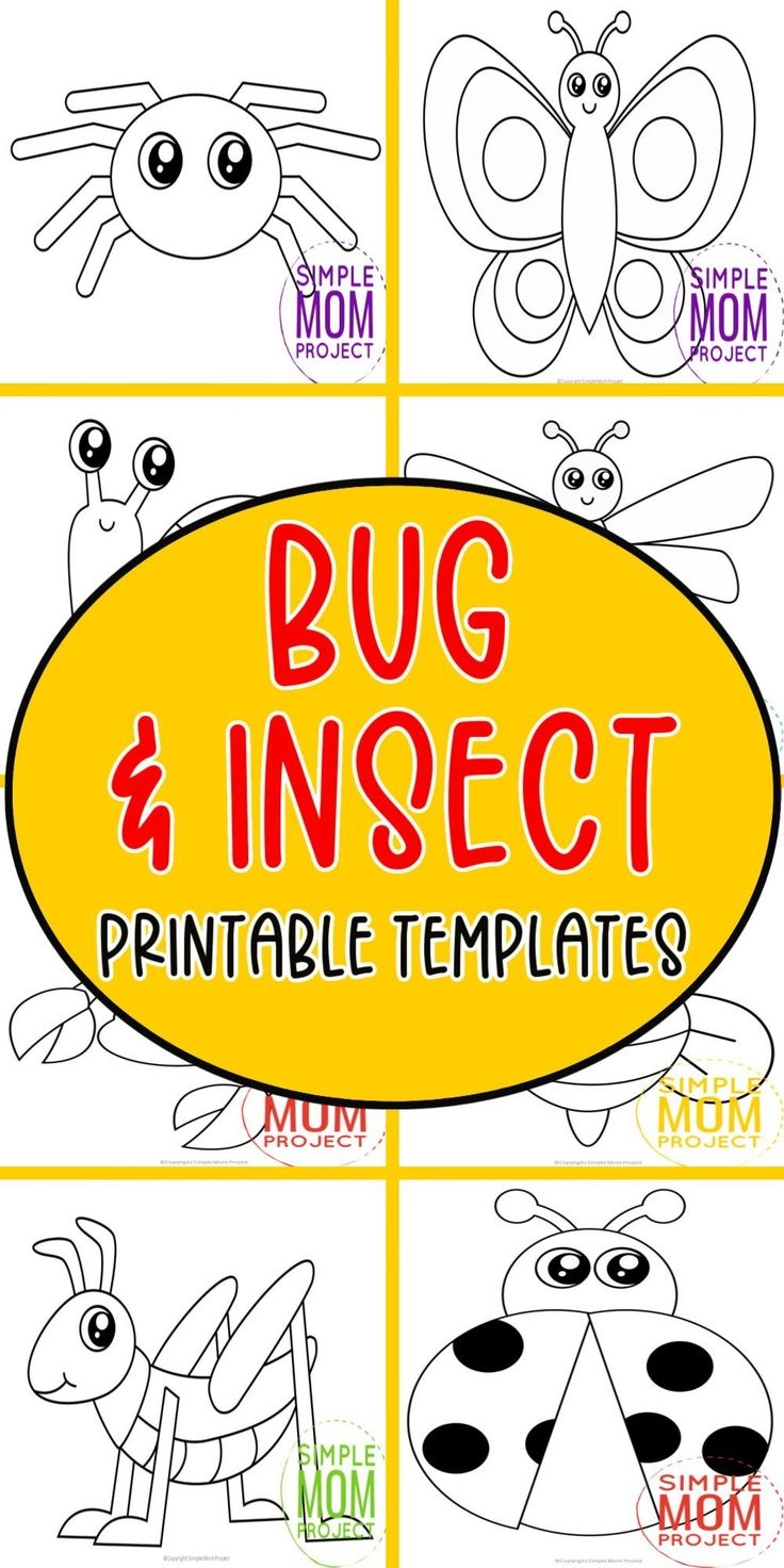 Free Printable Bug Templates