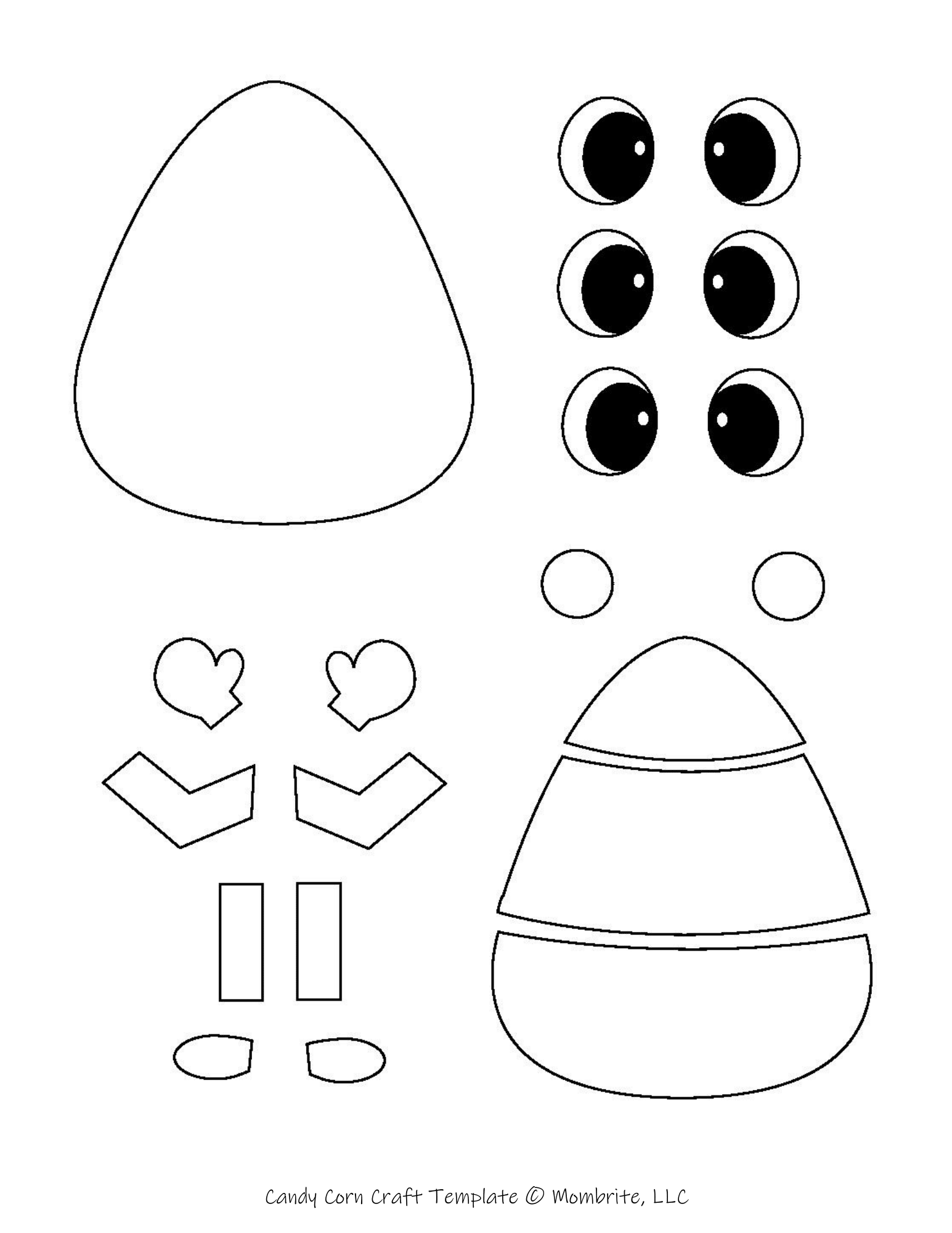 Candy Corn Template Printable