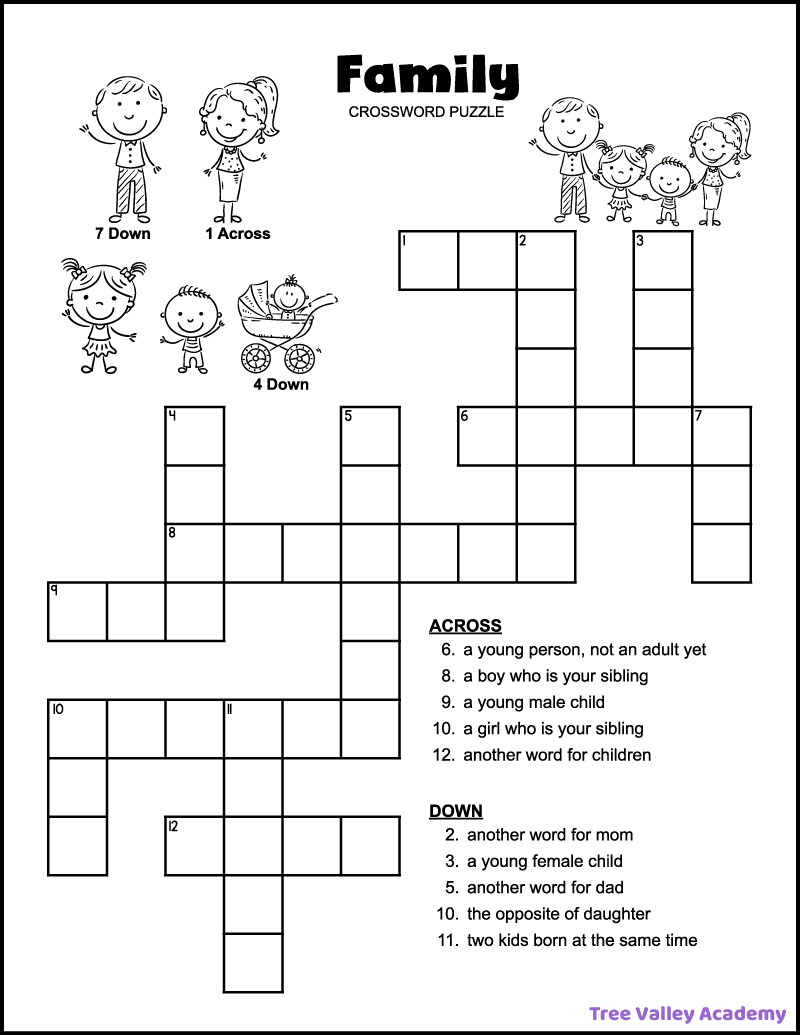 Easy Printable Crosswords For Beginners