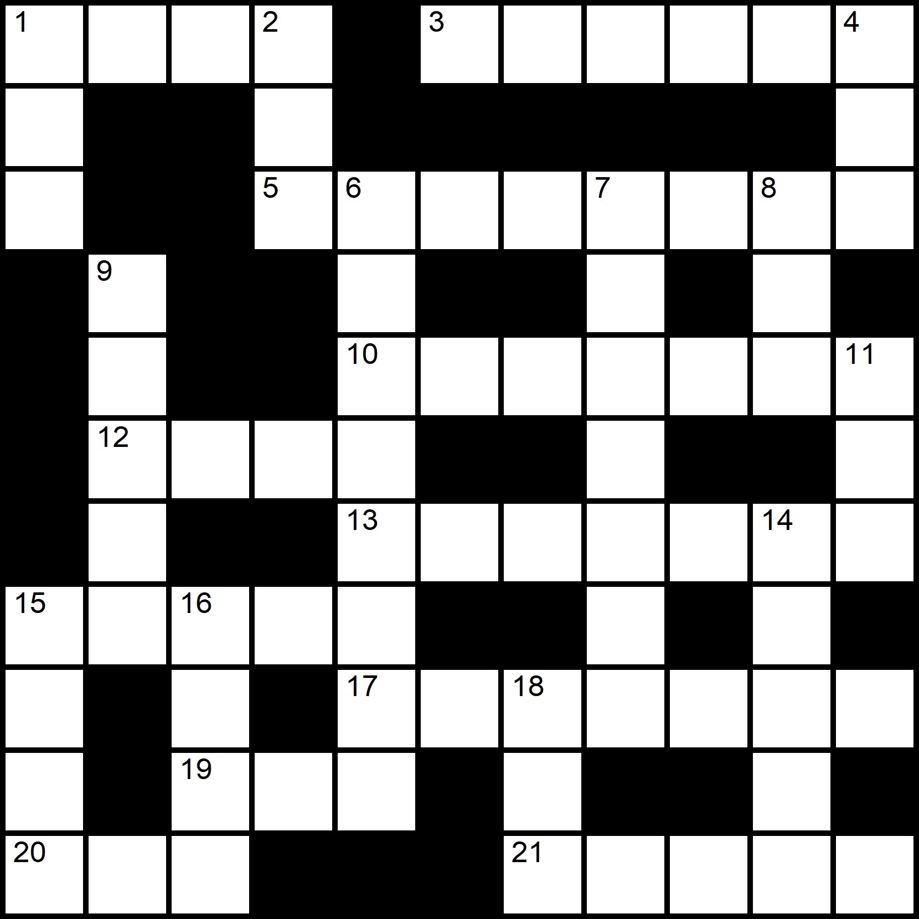 Printable Crossword Puzzles For Adults Easy