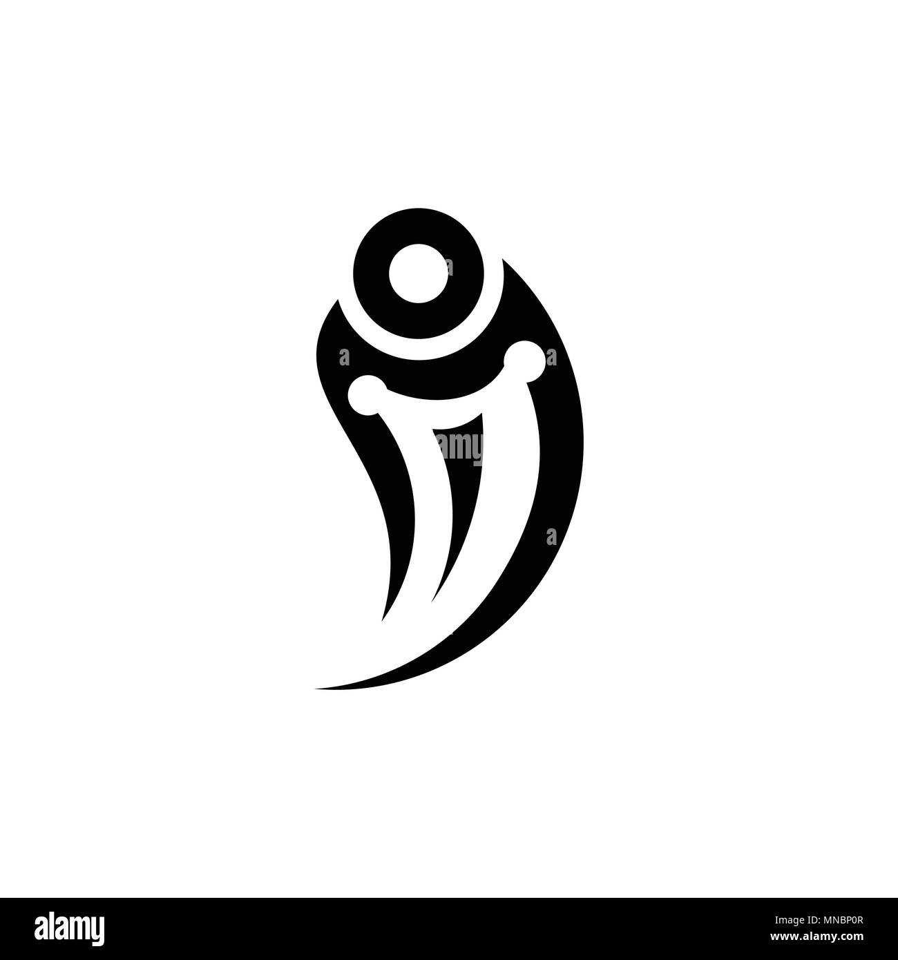 Einfache Tattoo Design Tribal Tattoo Stock Vektorgrafik Alamy