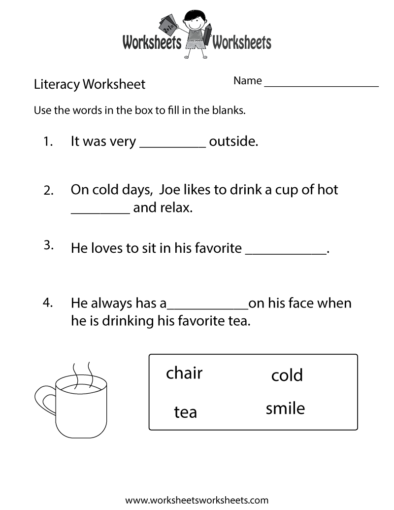 Engaging Kindergarten ELA Worksheets For Early Literacy 