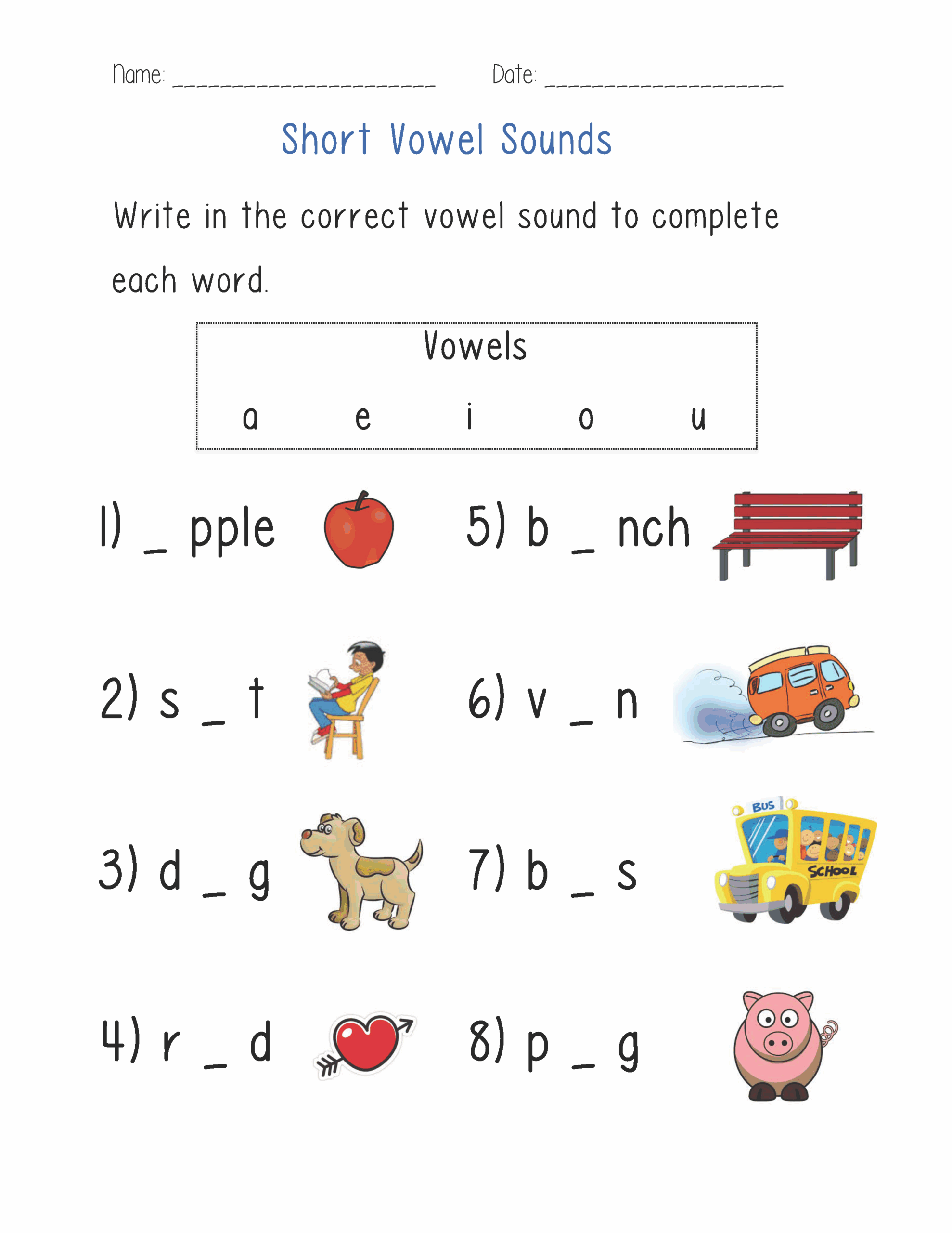 Engaging Vowels Worksheets For Fun And Effective Learning