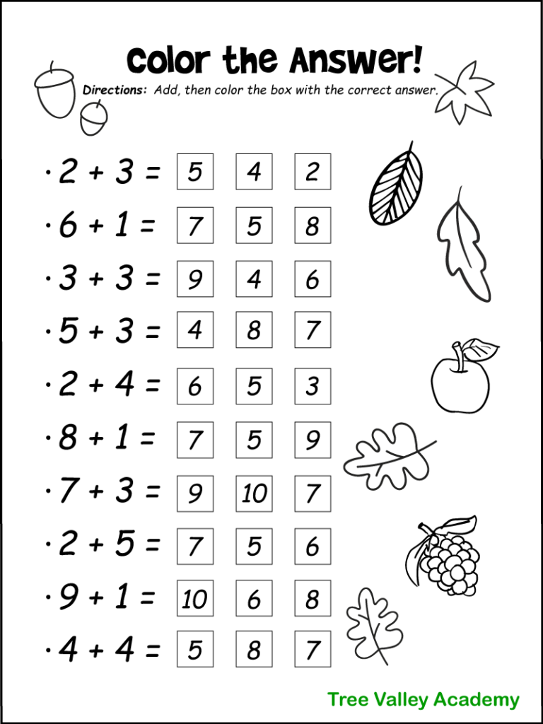 Printable Worksheets For 10 Year Olds
