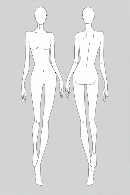 Fashion Design Body Template