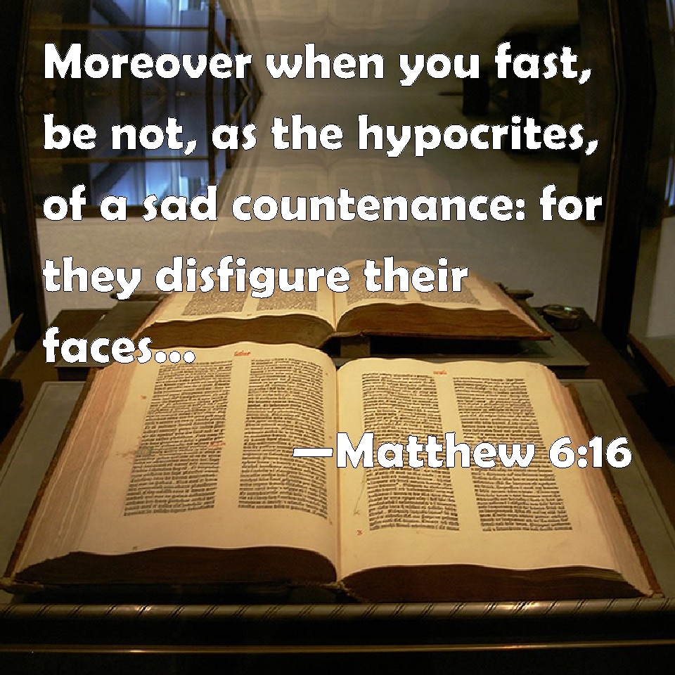 Fasting For The Glory Of God Matthew 6 16 18 Teaching Outline 