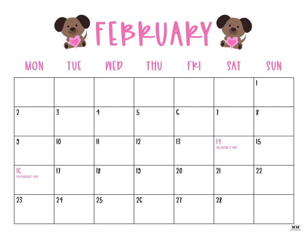Blank Feb Calendar 2026