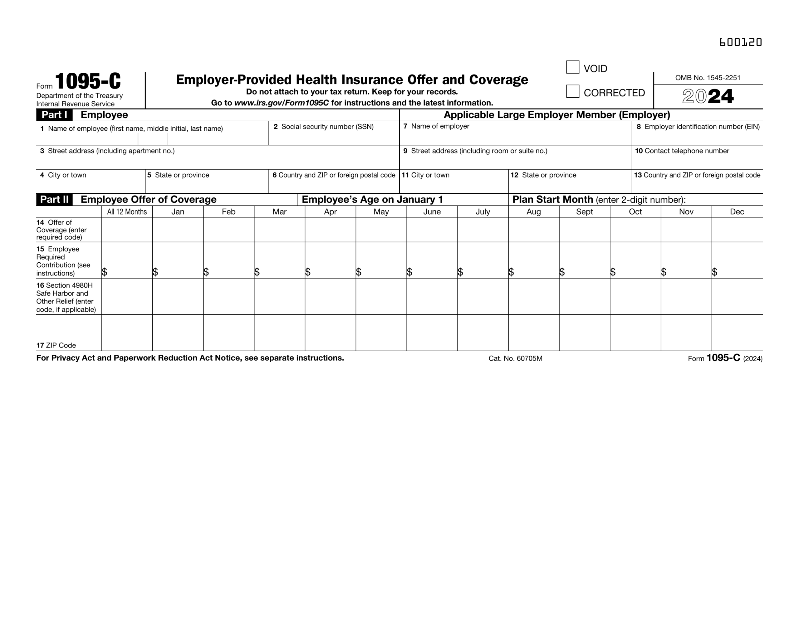 Fill Form 1095 C 2024 2025 Create Edit Forms Online
