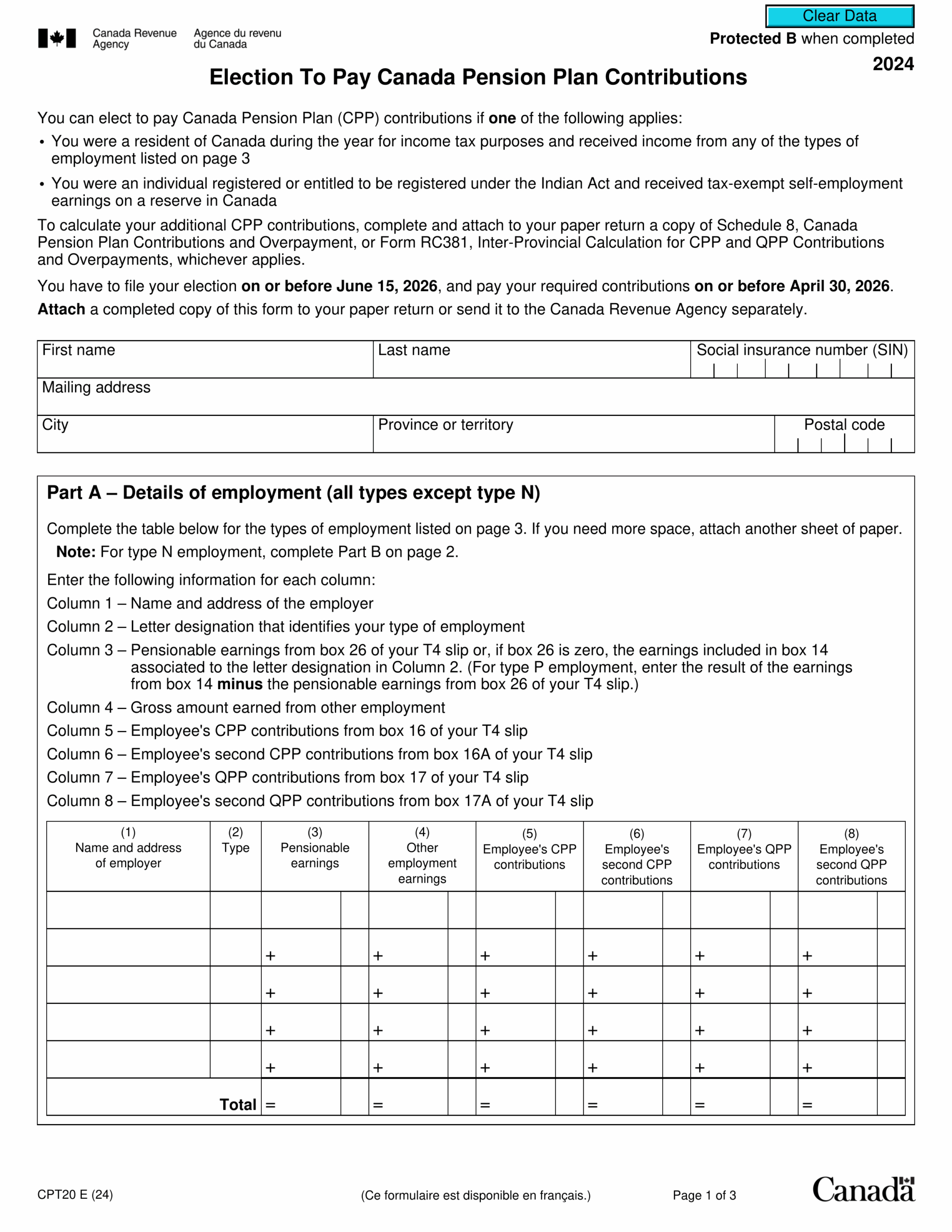 Wsib Form 6 Printable