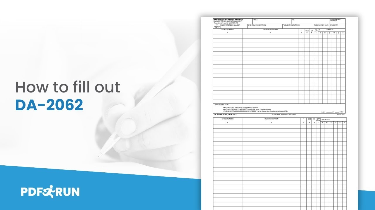 Fillable DA Form 2062 Edit Sign amp Download In PDF PDFRun