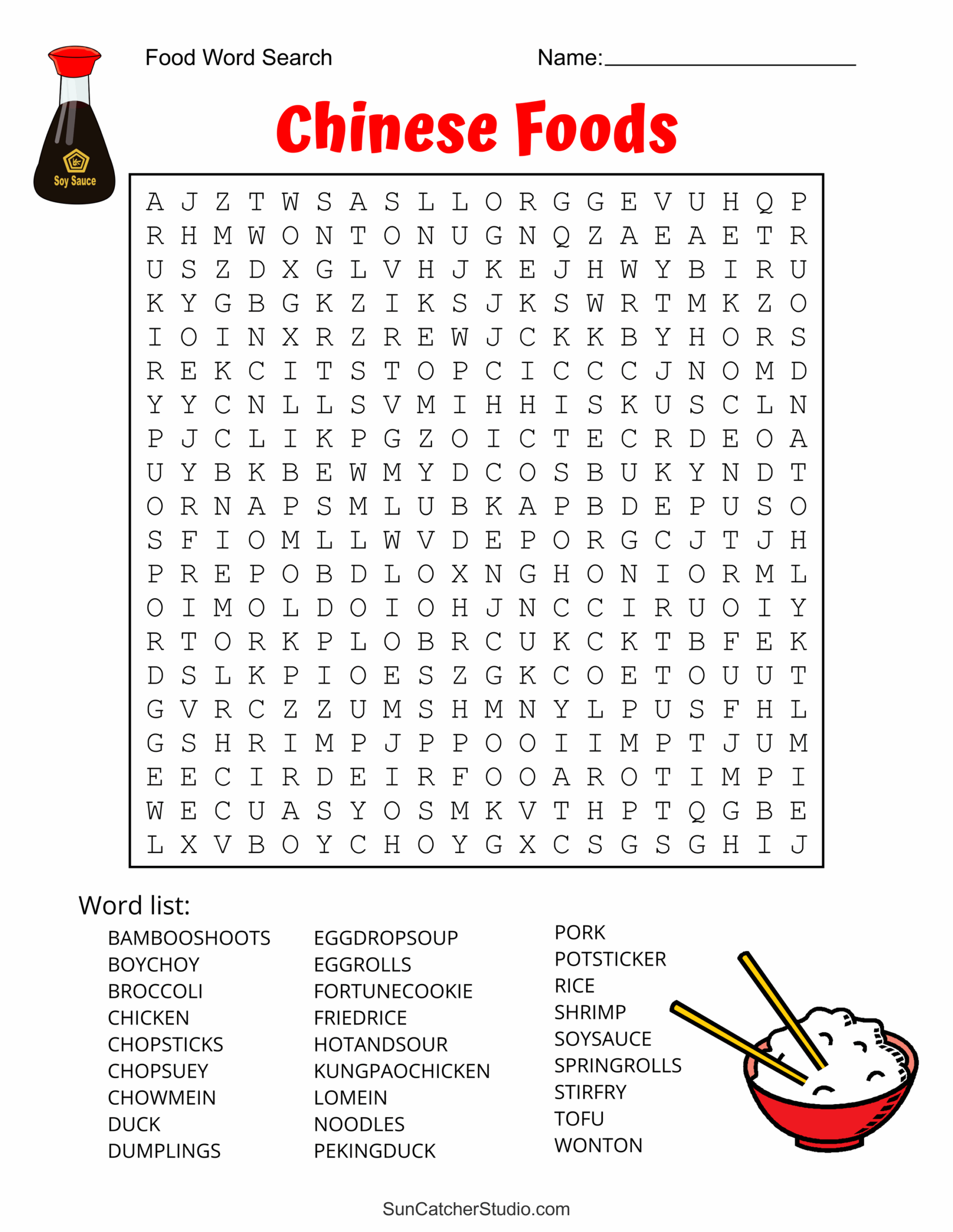 Jumbo Word Search Printable Puzzles