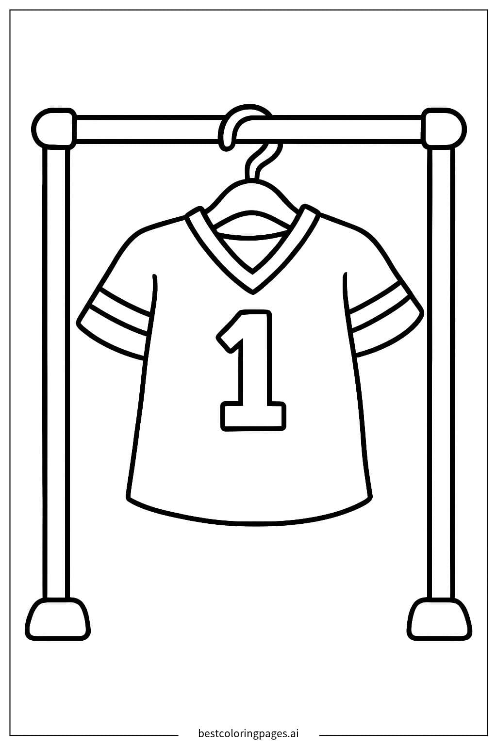 Football Jersey Template Printable