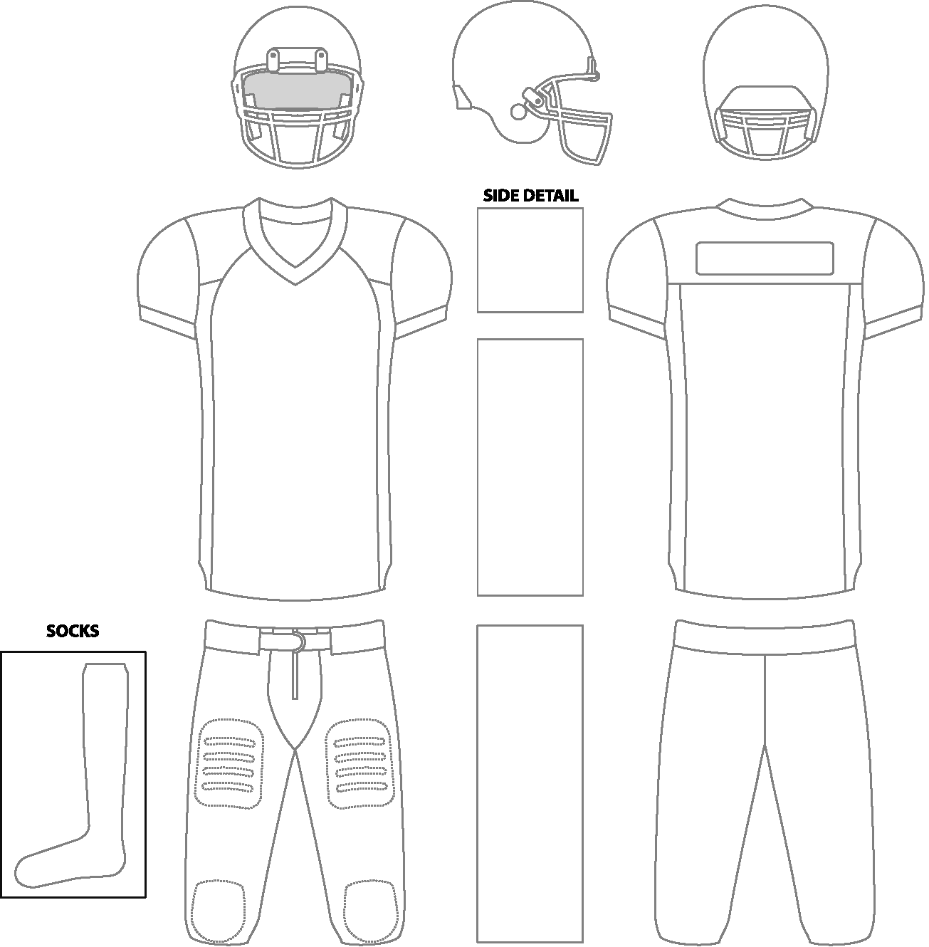 Football Jersey Template Free Printable