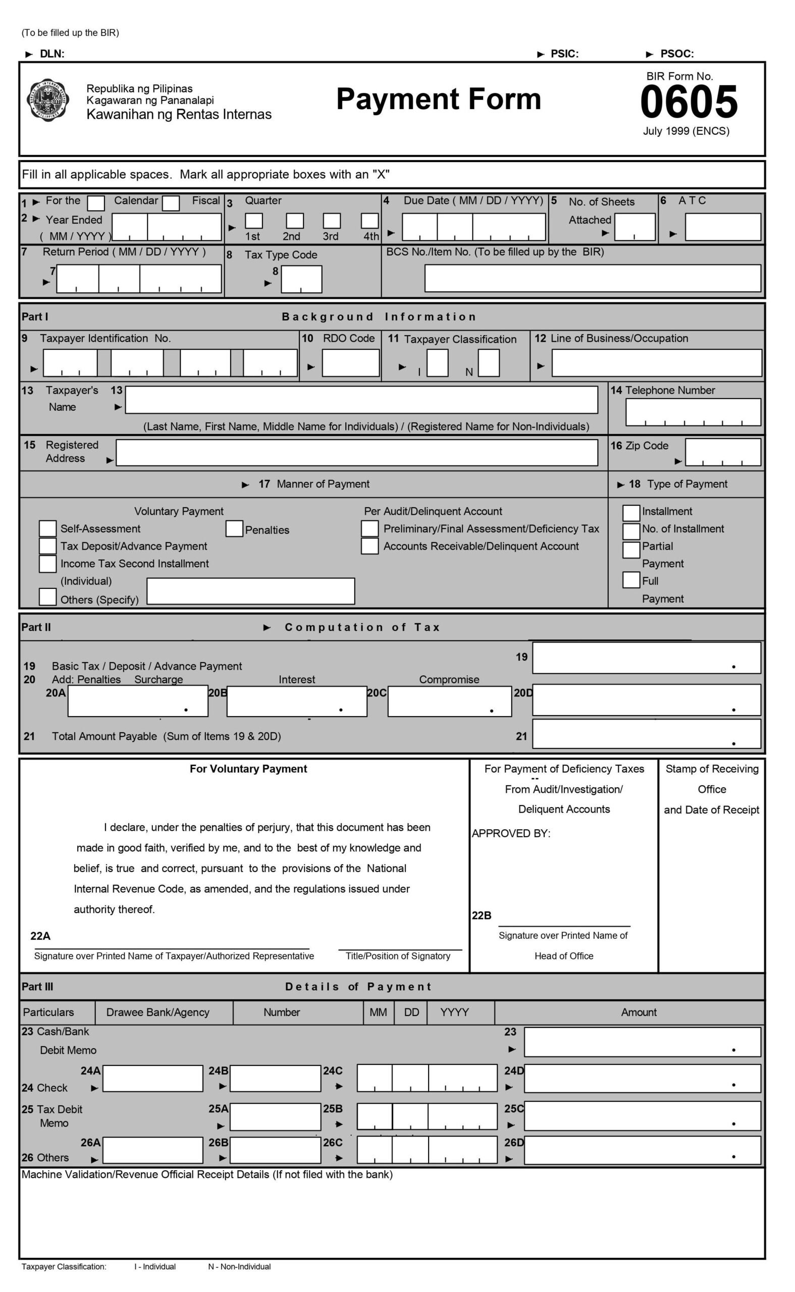 Form 0605