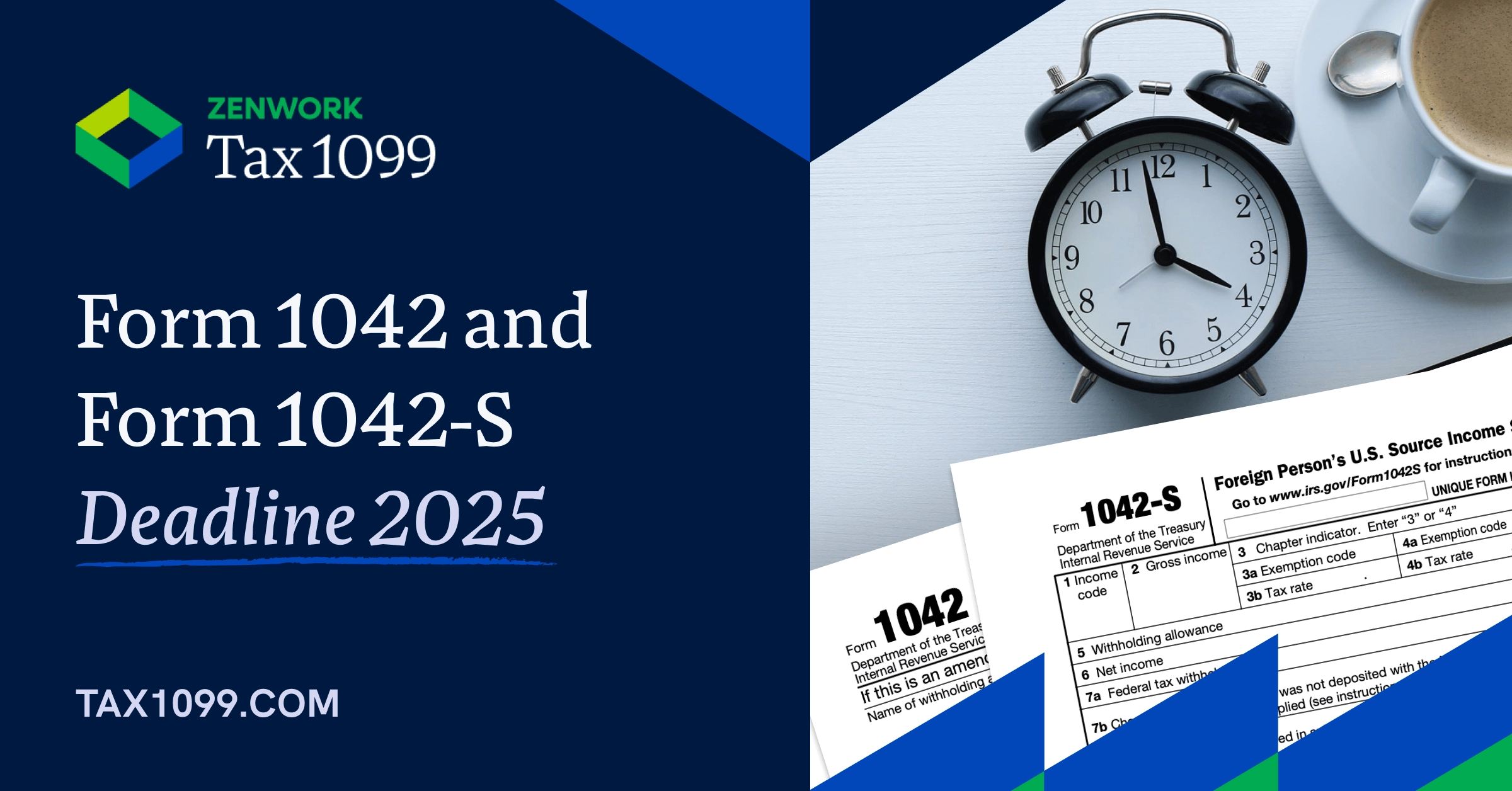 Form 1042 Due Date For 2026 1042 S Deadline