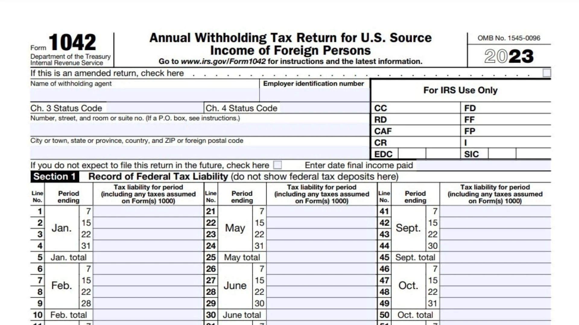 1 Form 2026 Tax Return