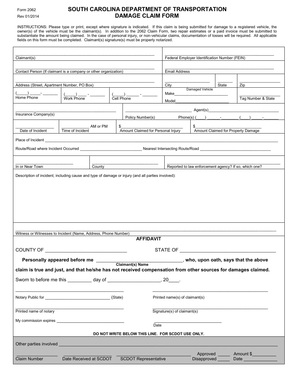 Form 2062 Fill Out Sign Online And Download Printable PDF 