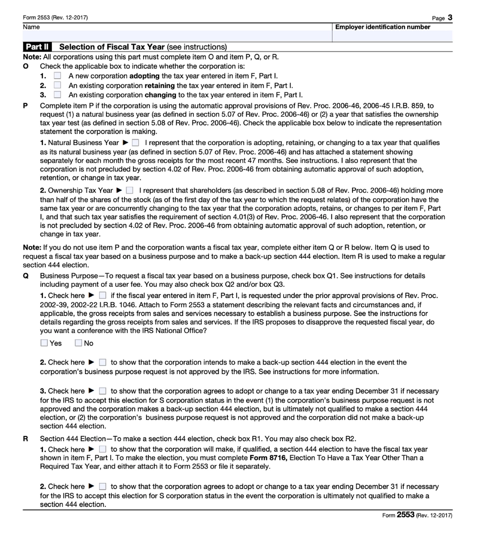 Form 2553 Explained And How To Complete It In 2025 OnPay