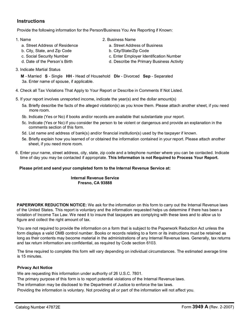 Form 3949 A Fill And Sign Online With Lumin
