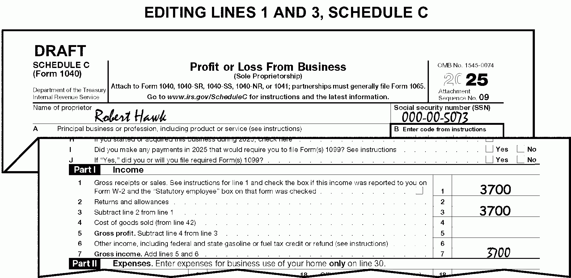 Form 6198 Example Form