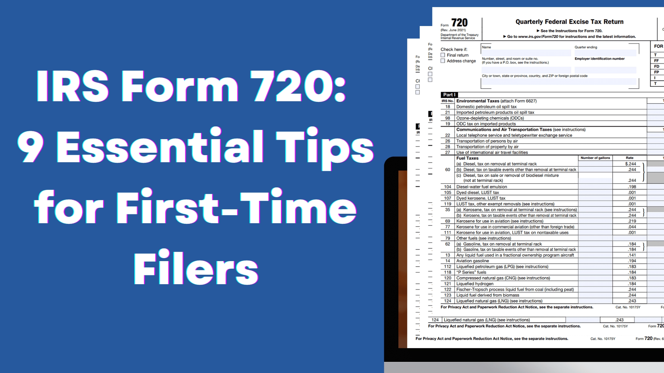 Form 720 Filing 101 First Timer Success Guide