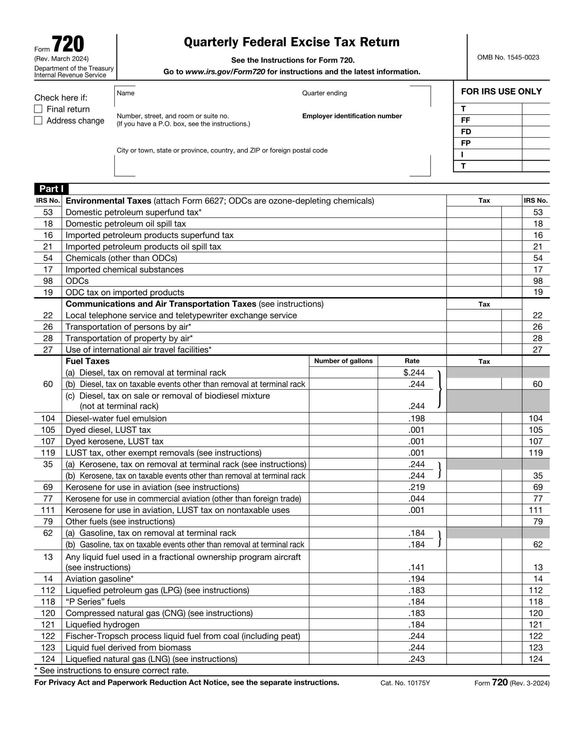 Form 720 For 2024 2025 Complete amp Download With PDF Guru