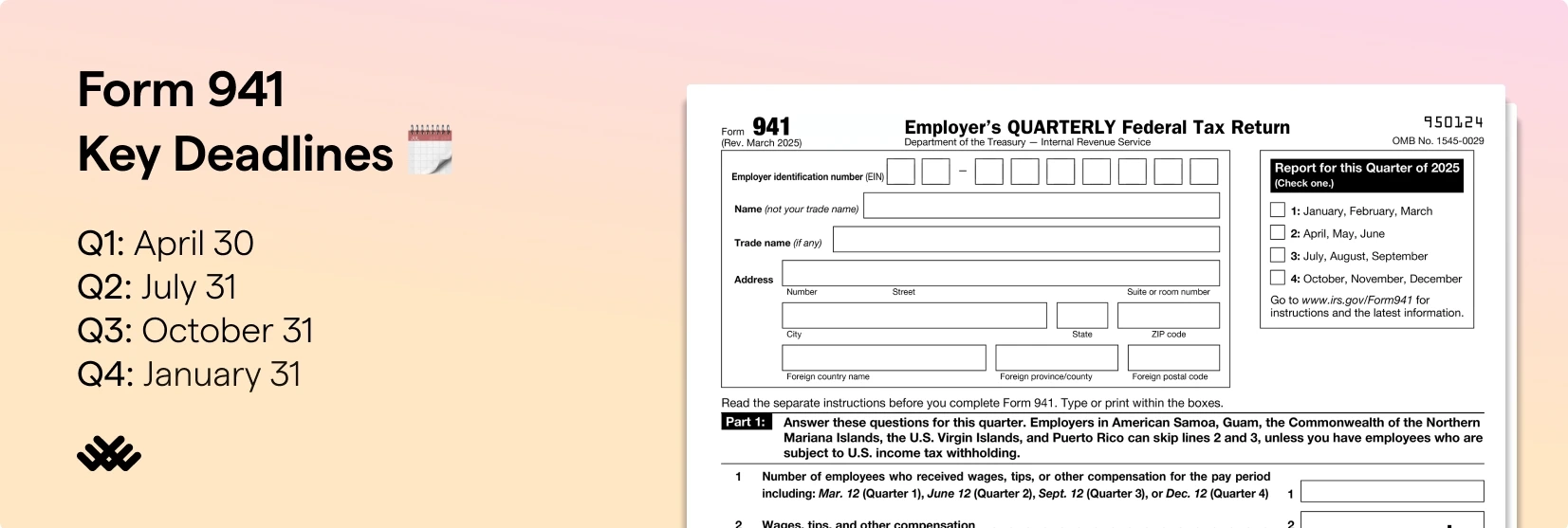 Irs Form 941 2026 Schedule B Fillable
