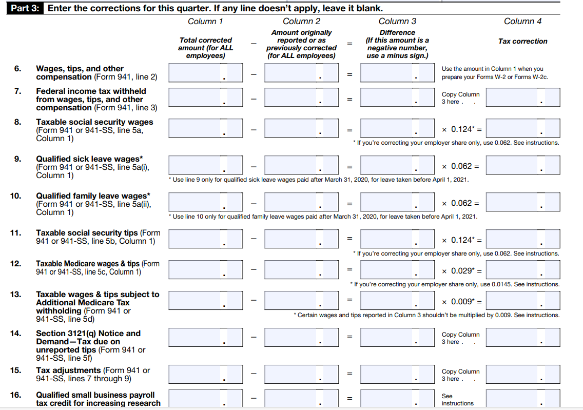 Form 941 X Instructions Purpose Complete File 2025 