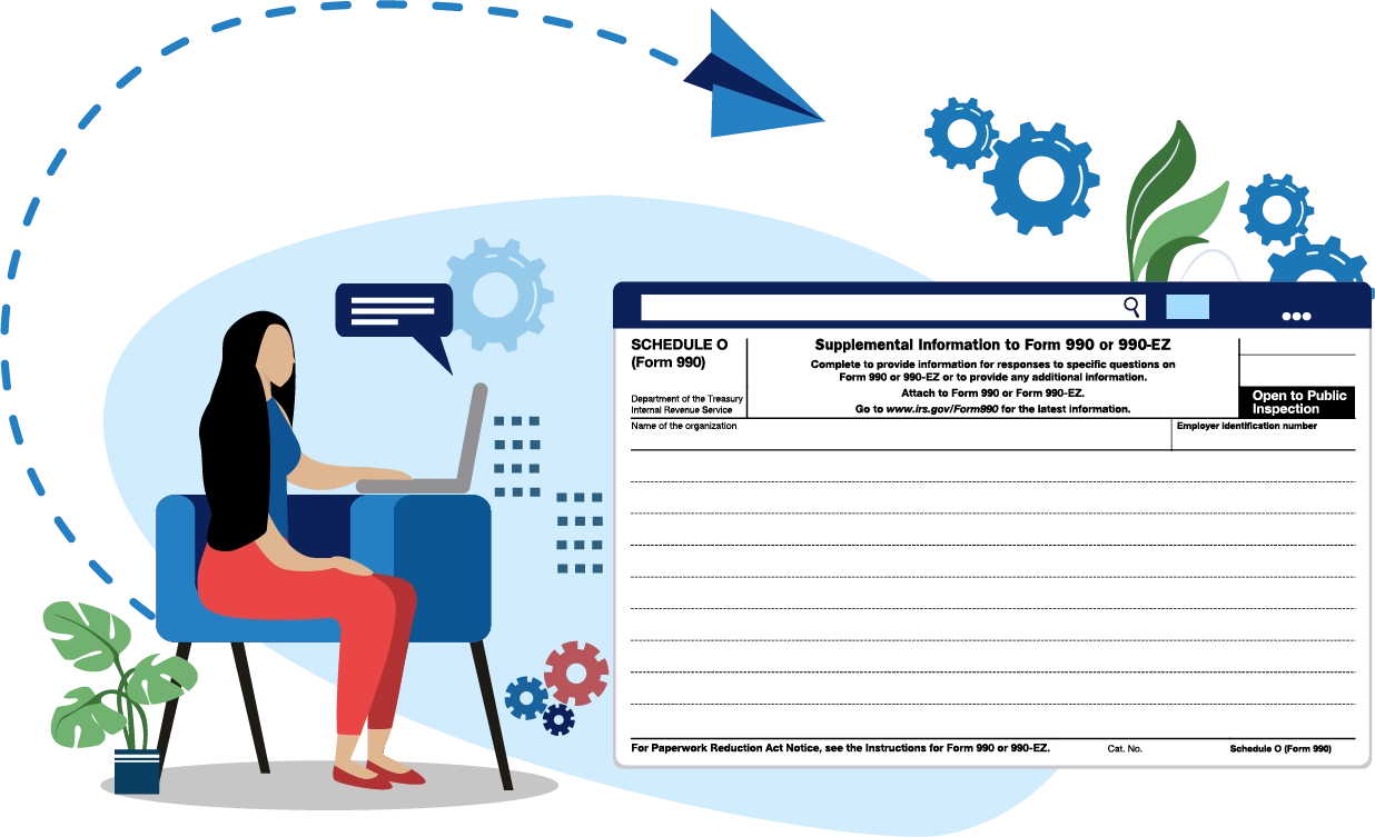 Form 990 EZ Schedule O Supplemental Information