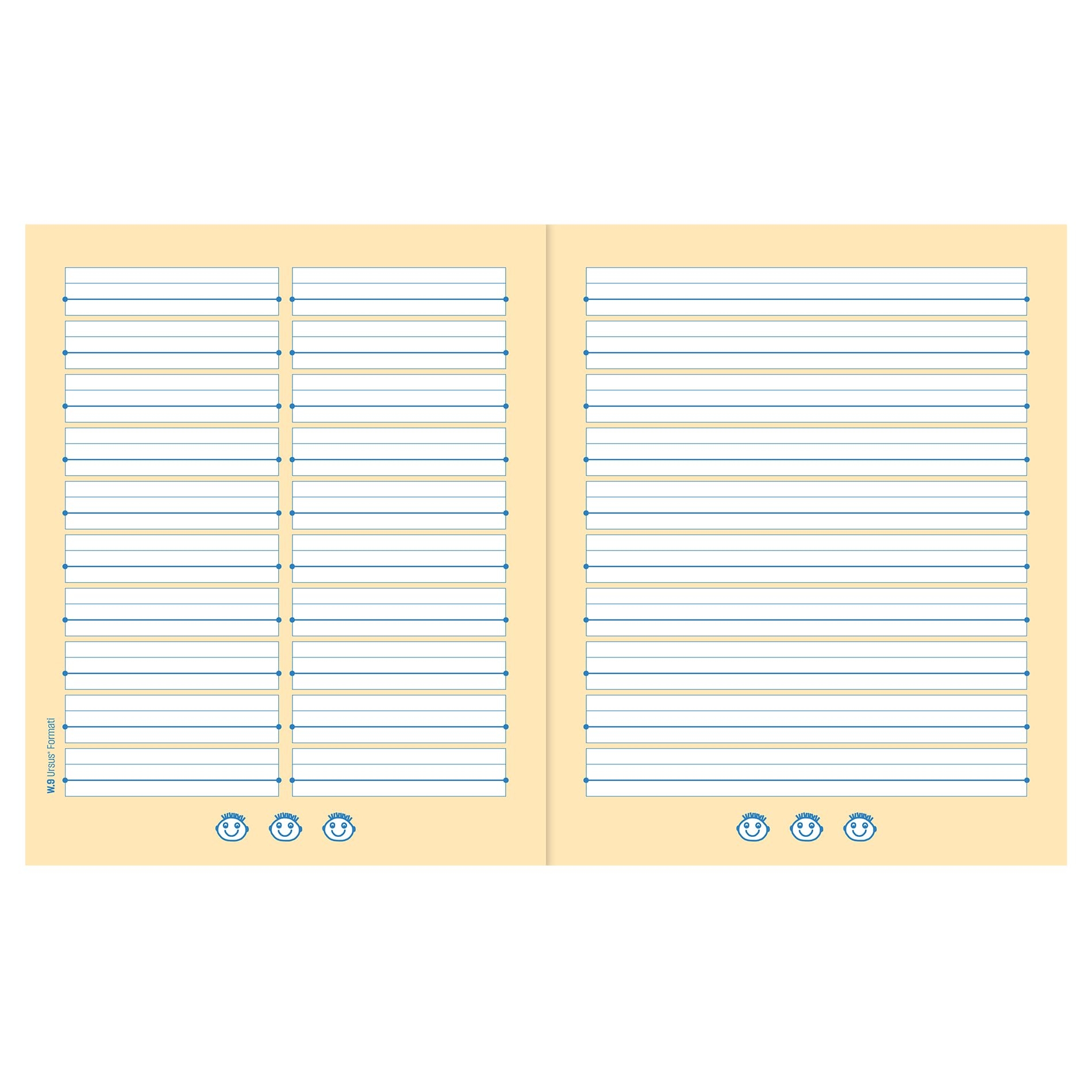 Formati W rterheft W 9 Quart 20 Blatt 6 6 6mm Liniert Mit 