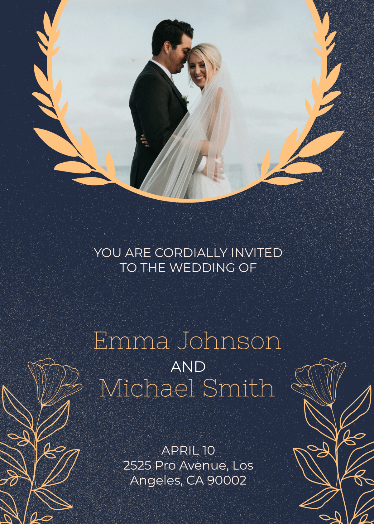 Free Printable Wedding Announcement Templates