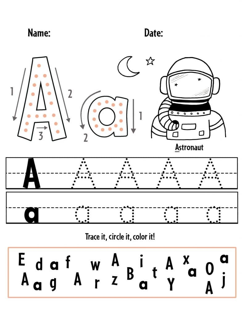 Free Printable Preschool Worksheets Letters