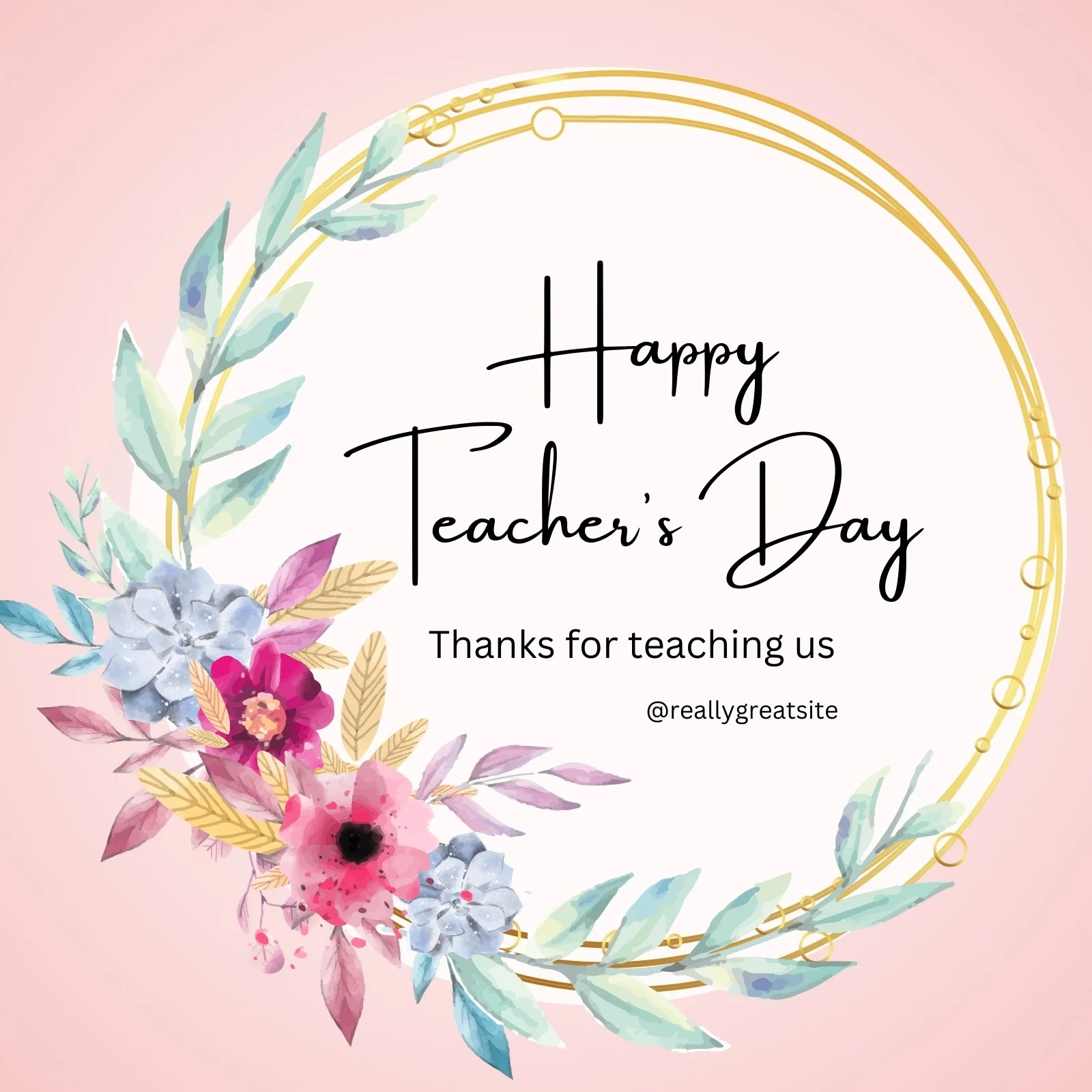 Free And Customizable Teachers Day Templates Canva