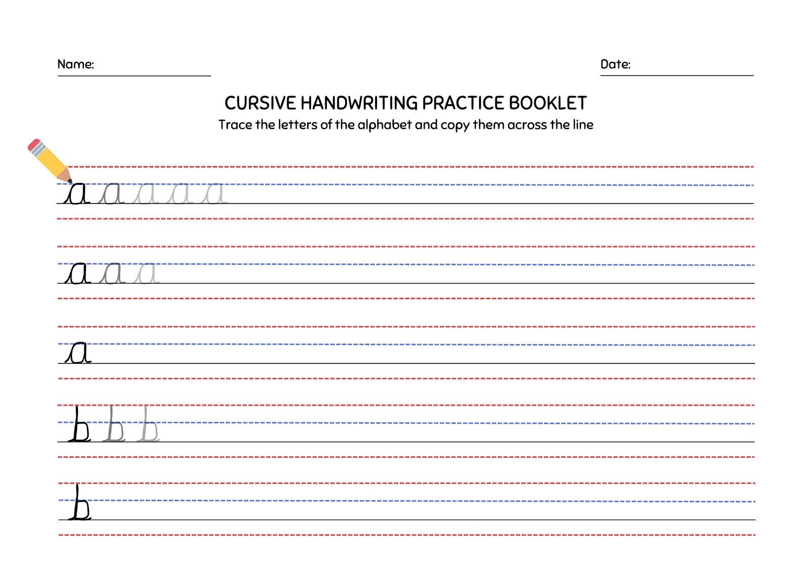 Handwriting Worksheets Free Printable
