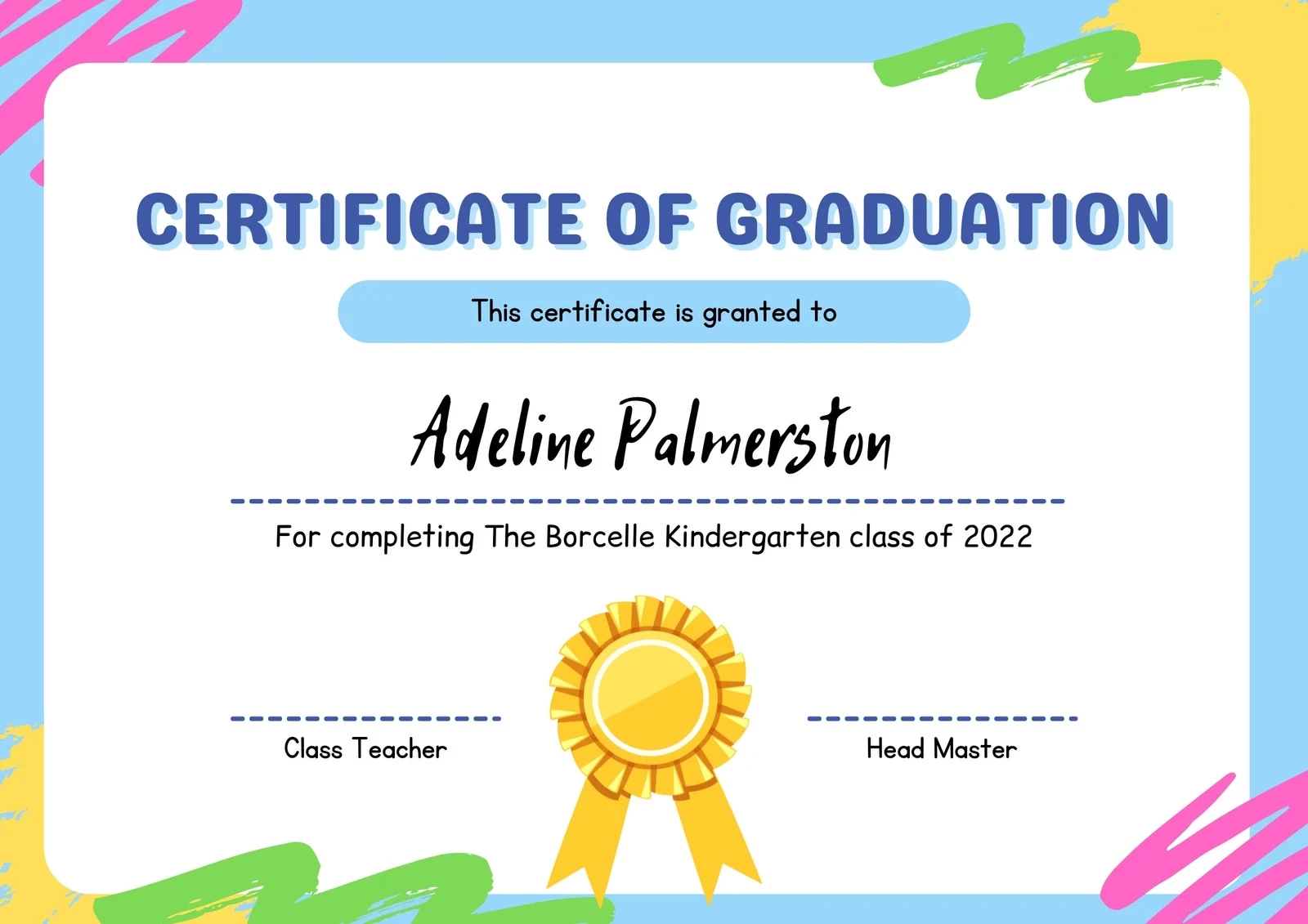 Kids Certificates Free Printable
