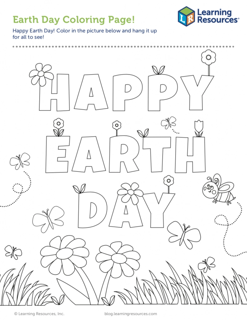 Free Earth Day Printables For Kids Learning Resources