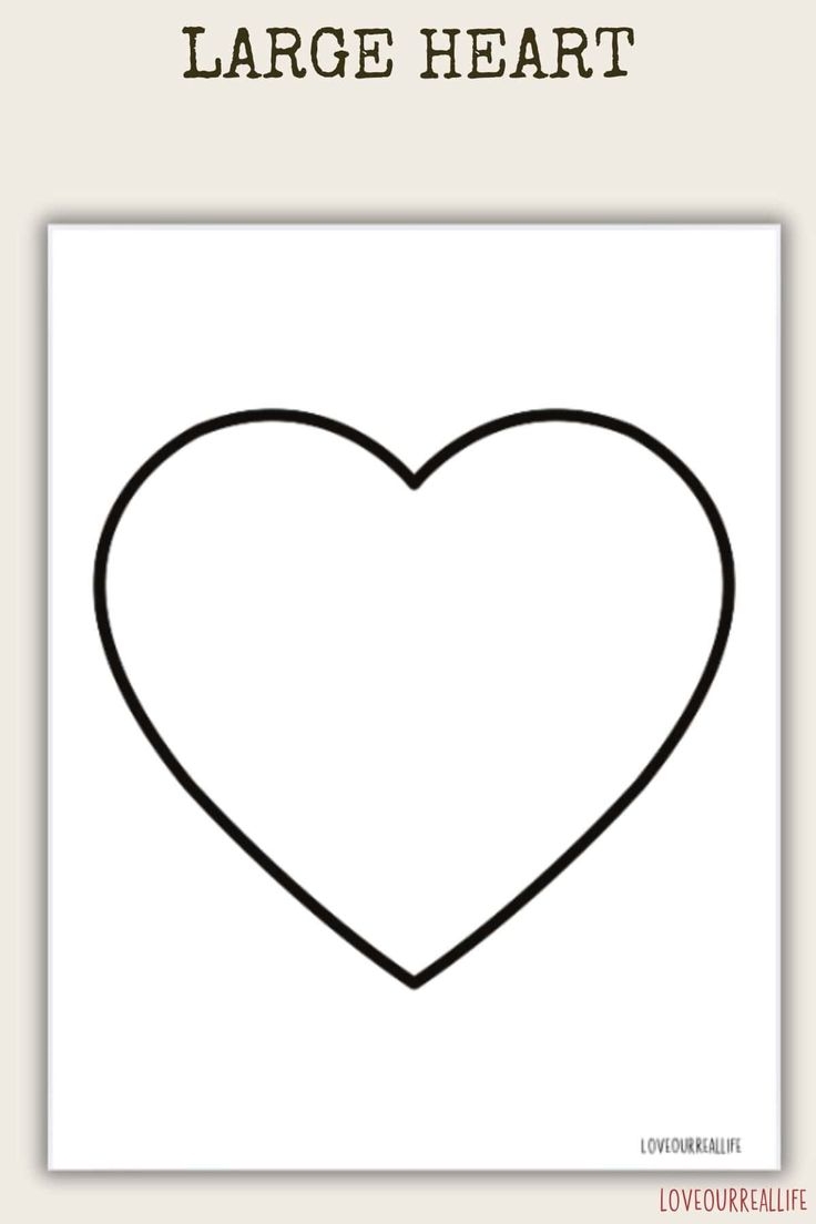 Free Heart Printable Templates For Coloring And Stencils